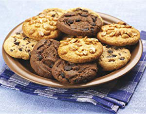 Cookies served on a plate